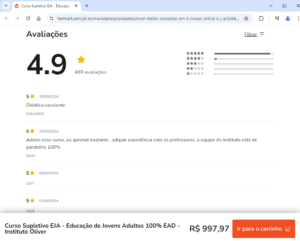 Supletivo Oliver - É confiável e reconhecido pelo MEC